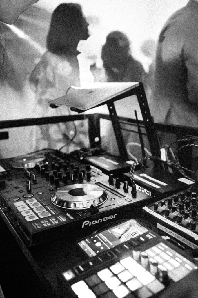 Pioneer DJ-controller från festutrustning.se vid företagsevent